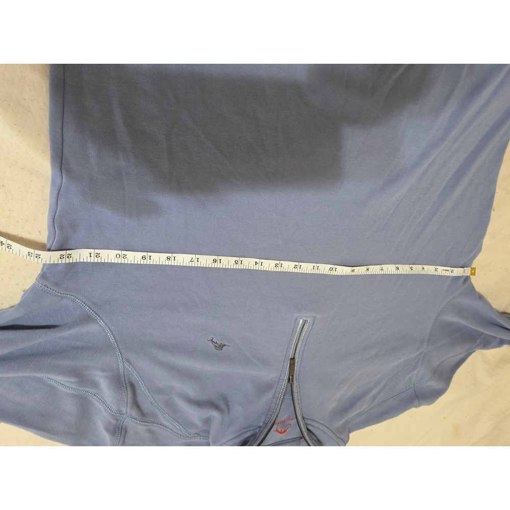 Tommy Bahama Mens Large Blue 100% Pima Cotton Quarter Zip Pullover Sweater - Picture 5 of 8